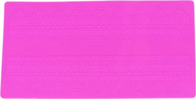 Obrázok produktu pre Silikónová forma na fondán, 2x vzor sptze, stuha s hrotmi, cca 38,7x16,6 cm
