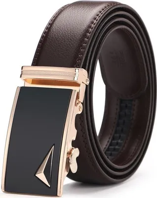 Produktbild von Herren-Gürtel AL-4022 in Braun und Gold KP4022