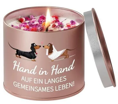 Image de Bougie parfumée à la lavande, 9 oz, cire de soja, idéale pour les cadeaux de mariage