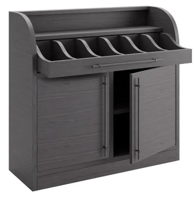 Produktbild von LEA | Besteckschrank | B:H 110 x 105 cm | Wenge | 2xTür + 2xBöden | Soft-Close