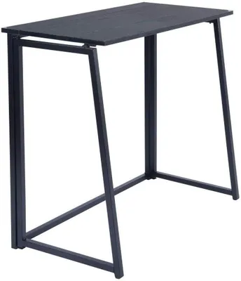Klappbarer Computertisch 80x44x74 cm Schwarz Metall