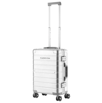 Image de Valise en aluminium CarryOn - Bagage à main en aluminium avec serrure TSA, 32 litres