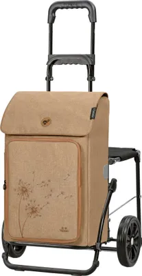 Zdjęcie produktu dla Andersen SHOPPER MANUFAKTUR Wózek na zakupy comfort shopper Erbo Beige 103cm