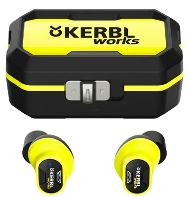 In-Ear-Kopfhörer mit Bluetooth, Gehörschutz, IP65, Ladebox