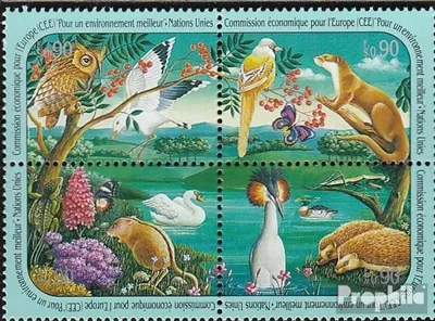Produktbild von Briefmarken UNO - Genf 1991 Mi 194-197 Viererblock (kompl.Ausg.) postfrisch ECE