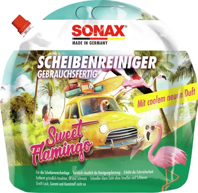 Produktbild von SONAX ScheibenReiniger gebrauchsfertig Sweet Flamingo 3 L
