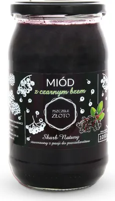 Produktbild von IMKERSHOP Holunderbeeren mit Honig Holunderblütenhonig 1,05kg Honig Imkerei Bienenhaltung