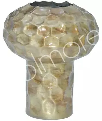 Imagen del producto de Jarrón EVAN, diámetro 39 cm, altura 47 cm, color dorado