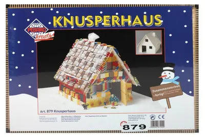 Productafbeelding van Pebaro Houten bouwpakket huis - een creatieve knutselset voor kinderen
