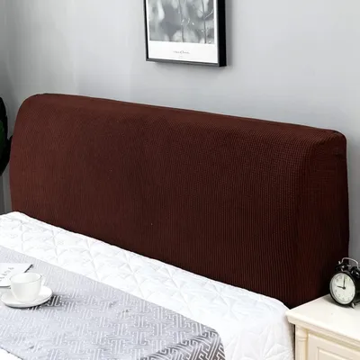 Obrázok produktu pre Poťah na čelo postele, elastický, hnedý, pre postele s dĺžkou 150-170 cm