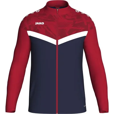 Produktbild von JAKO Unisex Polyesterjacke Iconic, Farbe:marine/chili rot, Größe:3XL