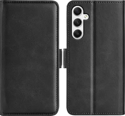 Produktbild von Mobigear Slim Magnet  Samsung Galaxy A35 Hülle Klapphülle Geldbörse - Schwarz