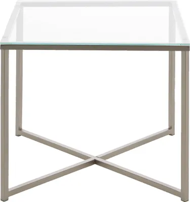Produktbild von PKline Beistelltisch Glastisch Wohnzimmer Tisch Ecktisch