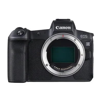 Image de Canon EOS R + adaptateur EF vers RF, 30,3 MP, 6720 x 4480 pixels, capteur CMOS, 4K Ultra HD, écran tactile, noir