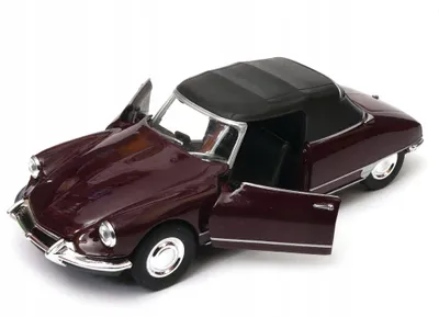 Produktbild von Welly Citroen DS 19 Cabriolet Modellauto 1:32 Bordeaux