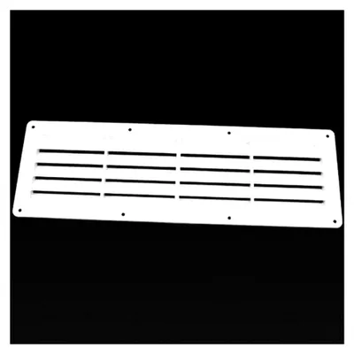 Produktbild von Lüftungsgitter für Wohnwagen, Wohnmobil, Caravan und Boot, Kunststoff, weiß, 325 x 105 mm