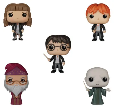 Imagen del producto de Conjunto POP de 5 figuras de Harry Potter