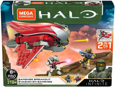 Immagine prodotto di MATTEL Mega Construx Probuilder Halo Infinite Banished Banshee Vehicle GNB24 - Nuovo / OVP