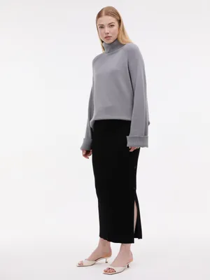 Produktbild von Orsay Schwarzer Damenstrickrock XL