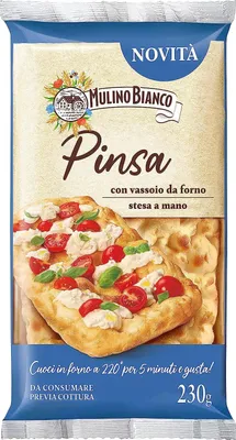 Produktbild von 7x Mulino bianco handgerollte Pinsa mit Sauerteig 230g + Italian Gourmet Polpa 400g