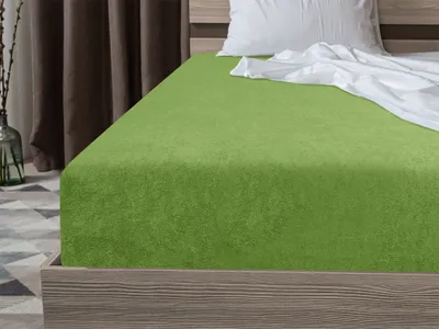 Obrázek produktu pro Froté prostěradlo EXCLUSIVE zelené 180 x 200 cm