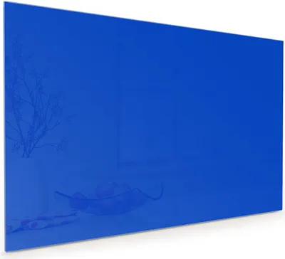 Produktbild von Küchenrückwand Spritzschutz Glas mit Motiv Königsblauer Hintergrund III 40 x 40 cm