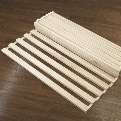 Produktbild von Hansales Rollrost 140x200cm - 300 kg 25 Leisten - Hochwertiger Extra starker Lattenrost aus  Birken Vollholz - Passt Wohnwagen Wohnmobil - Rolllattenrost 140x160 140x180 140x190 140x210