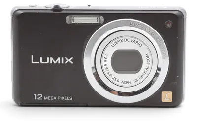 Produktbild von Panasonic DMC-FS10, 12,1 MP, Kompaktkamera, 25,4/59,2 mm (1/2.33"), 5x, 4x, 5 - 25 mm