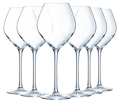 Weinglas-Set 6er, 55 cl, Kristall, spülmaschinenfest