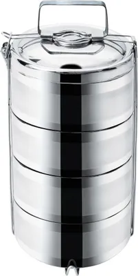 Immagine prodotto di Contenitore termico a due scomparti per il trasporto di cibo per il pranzo 4x1,1L