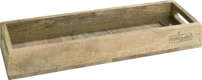 Produktbild von Tablett - Braun - Mangoholz - 48 x 15 cm