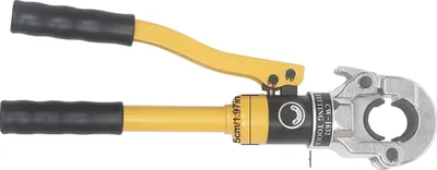 Immagine prodotto di Pinza idraulica manuale per crimpare, forza 8 tonnellate, impugnatura ergonomica, giallo