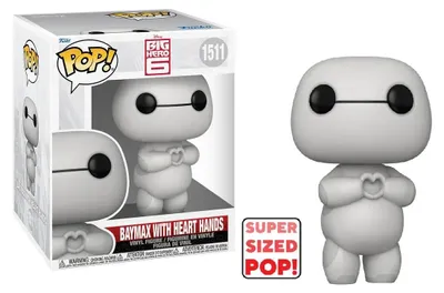 Produktbild von Funko Pop! BH6 - Baymax (Heart Hands) #1511 6”