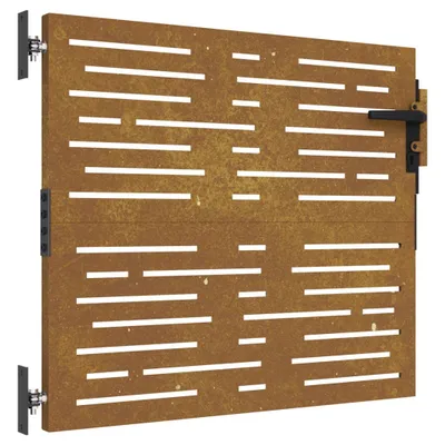 Immagine prodotto di vidaXL Cancello da giardino 85x100 cm in acciaio corten Design quadrato