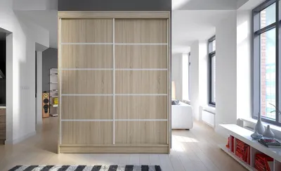 Obrázek produktu pro Šatní skříň CHANNA 4 - šířka 150 cm, sonoma
