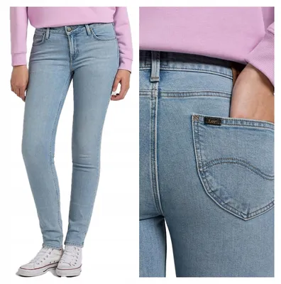 Produktbild von Lee | Damenjeans Scarlett Denim Stretch Skinny Fit Röhrenjeans klassisch W27 L33