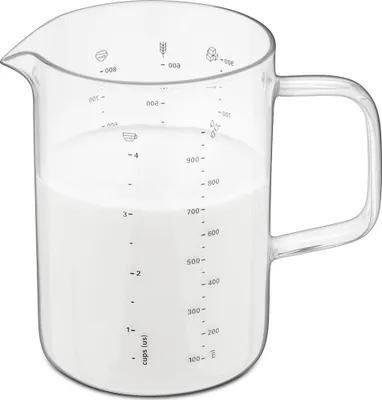 Obrázek produktu pro Weis 18527, 1 l, ml, Borosilikátové sklo, Průhledná, 170 mm, 105 mm