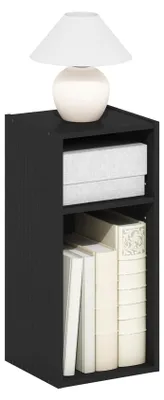 Image de Étagère de rangement Furinno Fulda, 2 niveaux, gain de place, idéale pour les livres, 25 cm