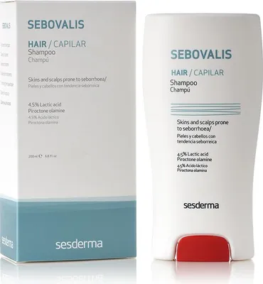 Zdjęcie produktu dla Sesderma Sebovalis Shampoo wzmacniający szampon przeciwłupieżowy 200 ml