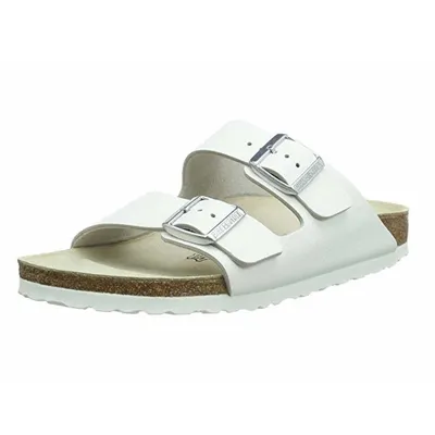 Produktbild von Birkenstock Arizona Weiß Glattleder Größe: 50 Schmal
