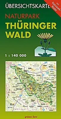 Produktbild von Naturpark Thüringer Wald Übersichtskarte