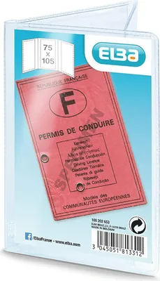 Produktbild von Oxford Ausweishülle PVC 3-fach 0,30 mm Format: 75 x 110 mm