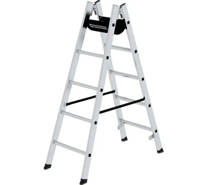 Produktbild von Guenzburger Steigtechnik Sprossen-Stehleiter 2x5 Sprossen 011153