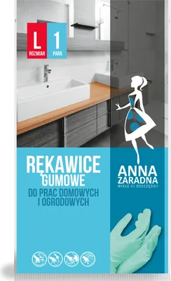 Produktbild von GUMMIHANDSCHUHE 2 Stück L Küchenhandschuhe Haushaltshandschuhe Handschuhe