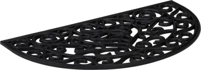 Produktbild von vidaXL Fußmatte Halbrund 45x75 cm Gummi