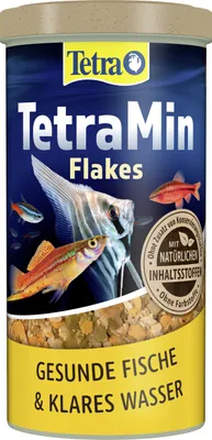 Produktbild von Tetra Min 1 Liter Fischfutter Hauptfutter für alle Zierfische