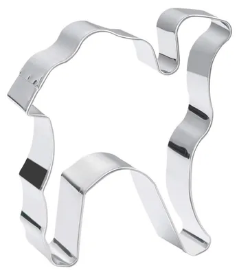 Keksausstecher Kamelform, Edelstahl, 9 x 8 x 1,7 cm