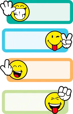 Produktbild von Sticker Buchetikett Aufkleber Smiley World Emojis
