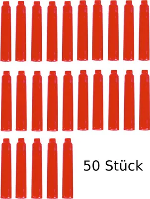 Produktbild von 50 Füllerpatronen / Tintenpatronen / Farbe: rot