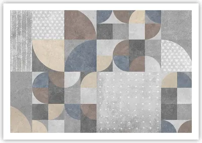 Produktbild von Poster - Poster ohne Rahmen - Geometrie Kunst Stein - 100x70 cm - Wand Bild - Wanddeko - Wandbilder - Kunstposter - Wandposter - Bilder - Kunstdruck - Wanddekoration - Wandbild - P2XAA100x70-4621